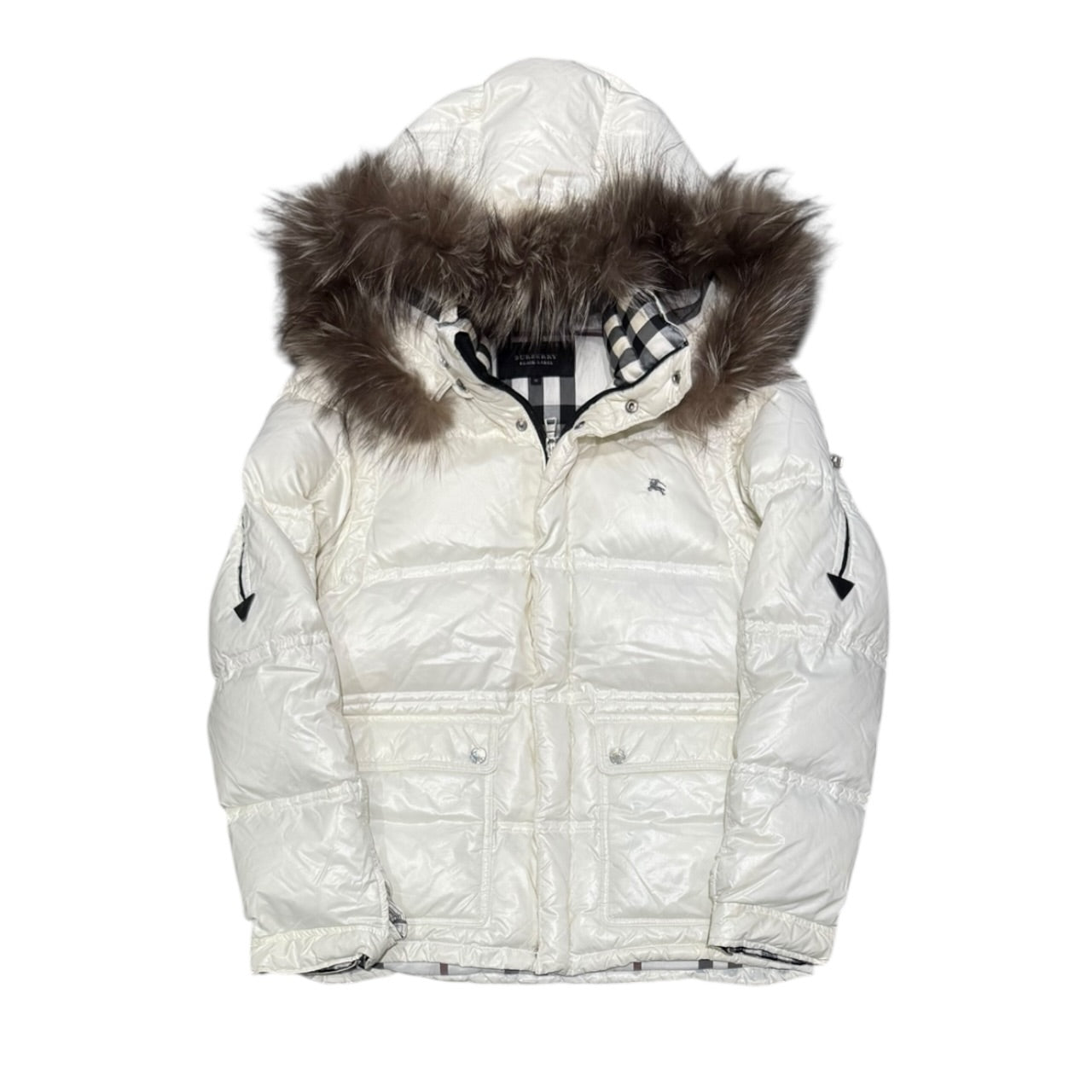 2006 Burberry 2 In 1 Glossy Fur Puffer (S-M)