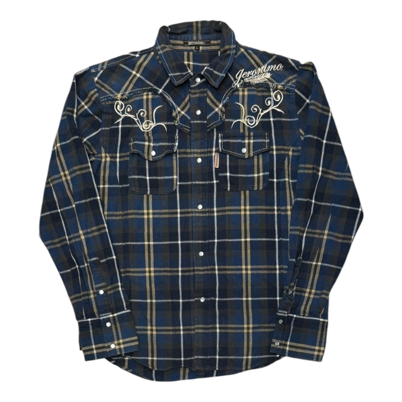 000’s Geronimo Checkered Flannel (M)