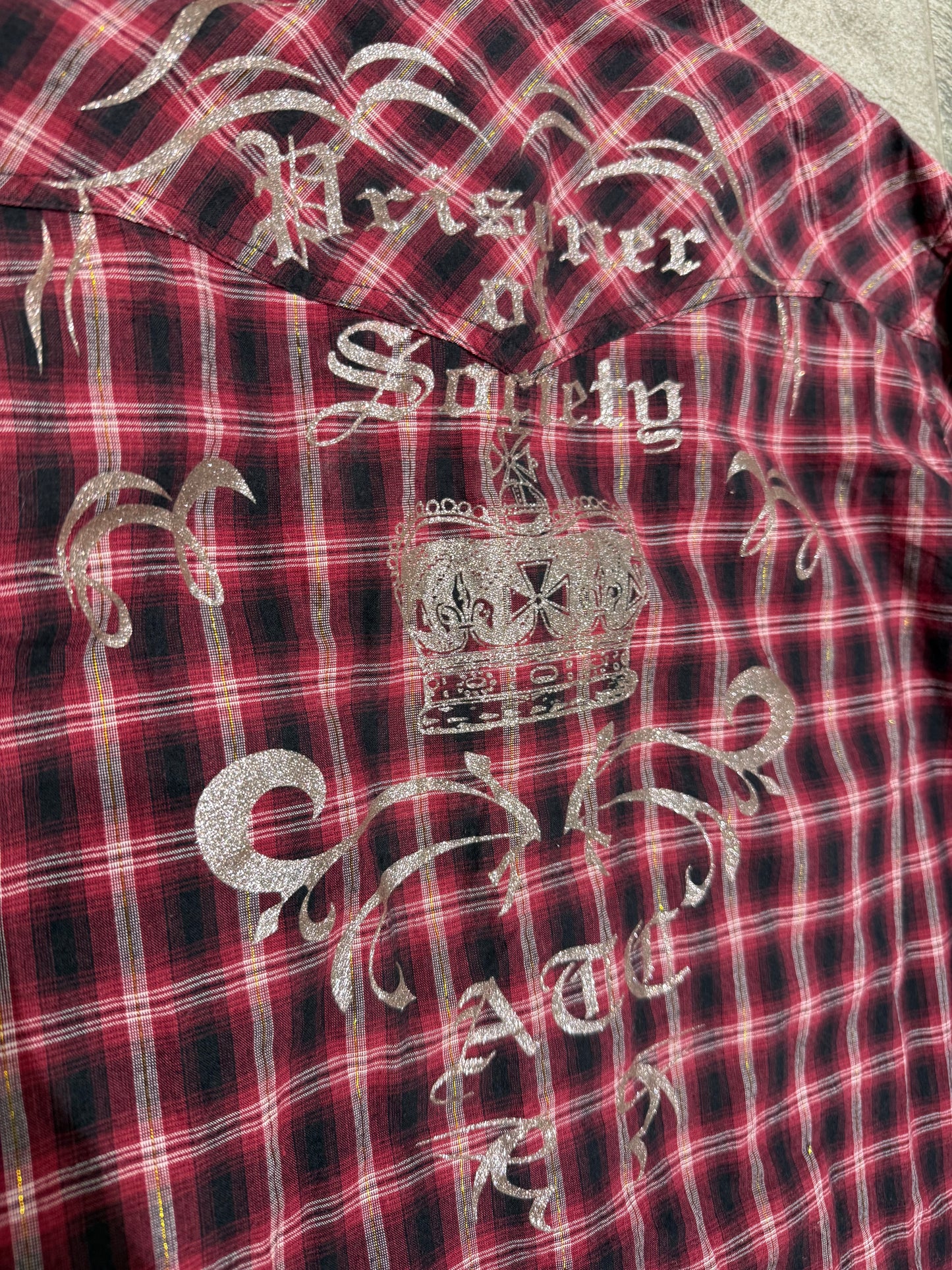 000’s In The Attic Plaid Flannel (M)
