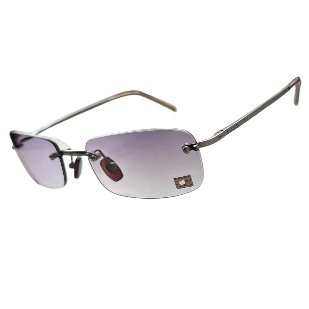 Y2K Gucci Tinted Rimless Sunglasses