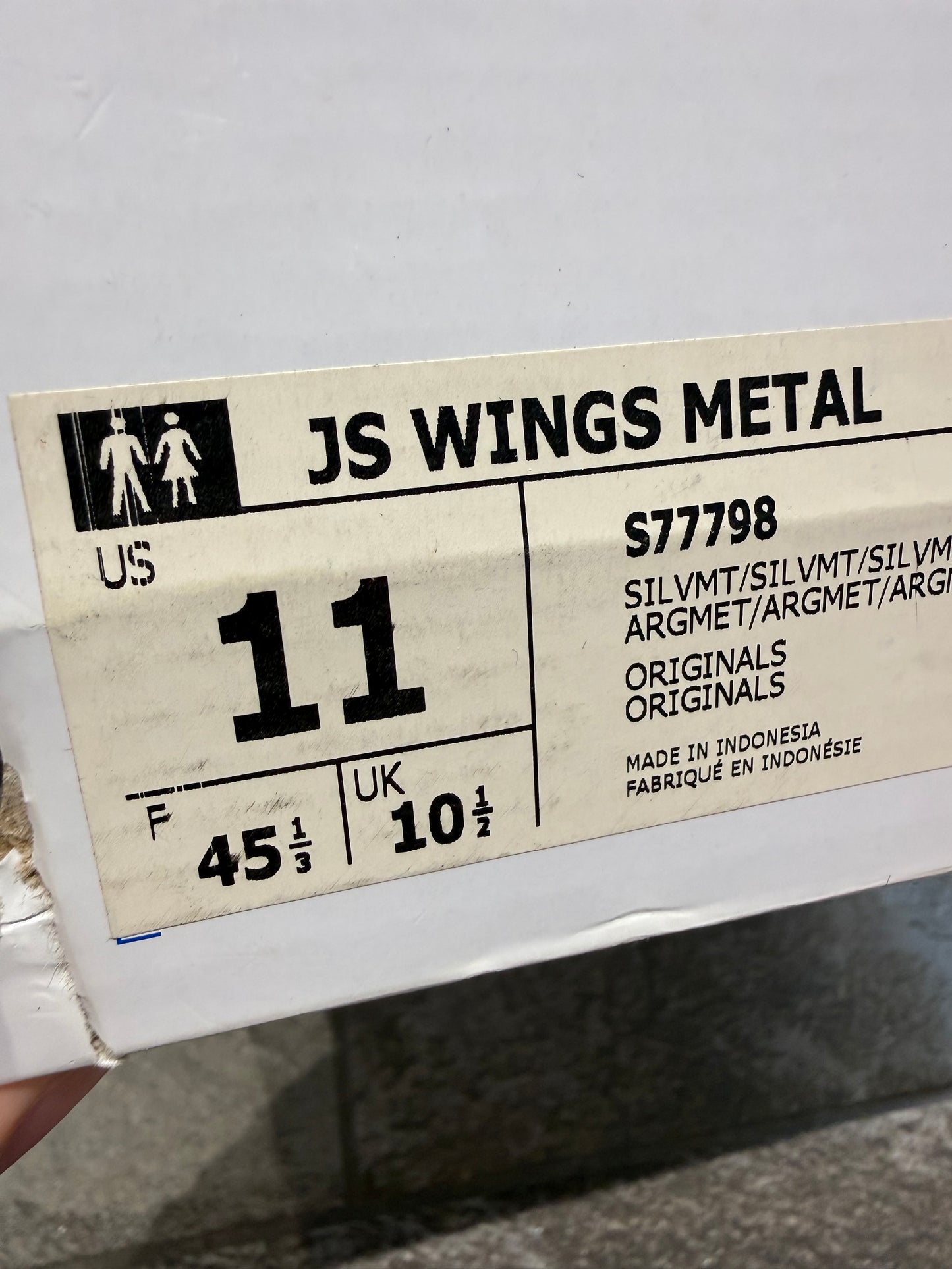 Jeremy Scott x Adidas Metal Wings 2.0 (UK 10.5 - EU 45)