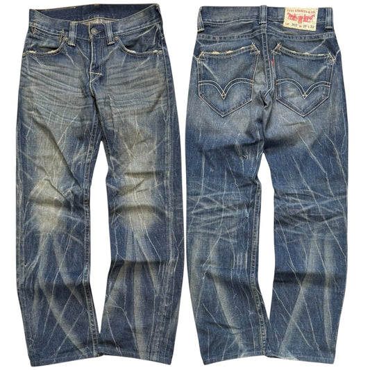 000’s Levi’s 502 Ghost Wash Jeans (29”)
