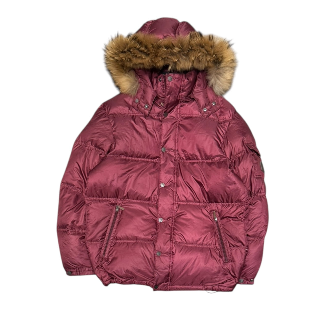 000’s Hush Puppies Fur Hood Puffer (L)