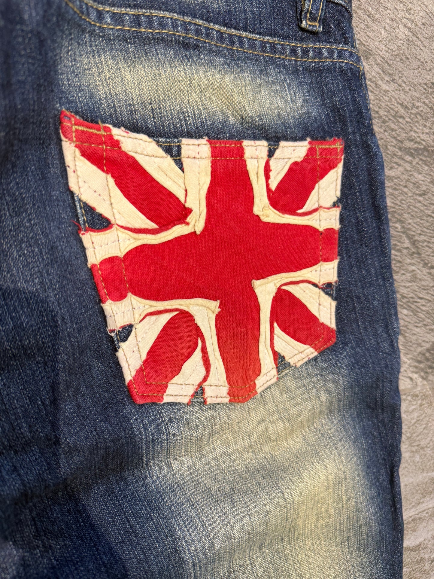 000’s BB London Union Jack Jeans (30”)