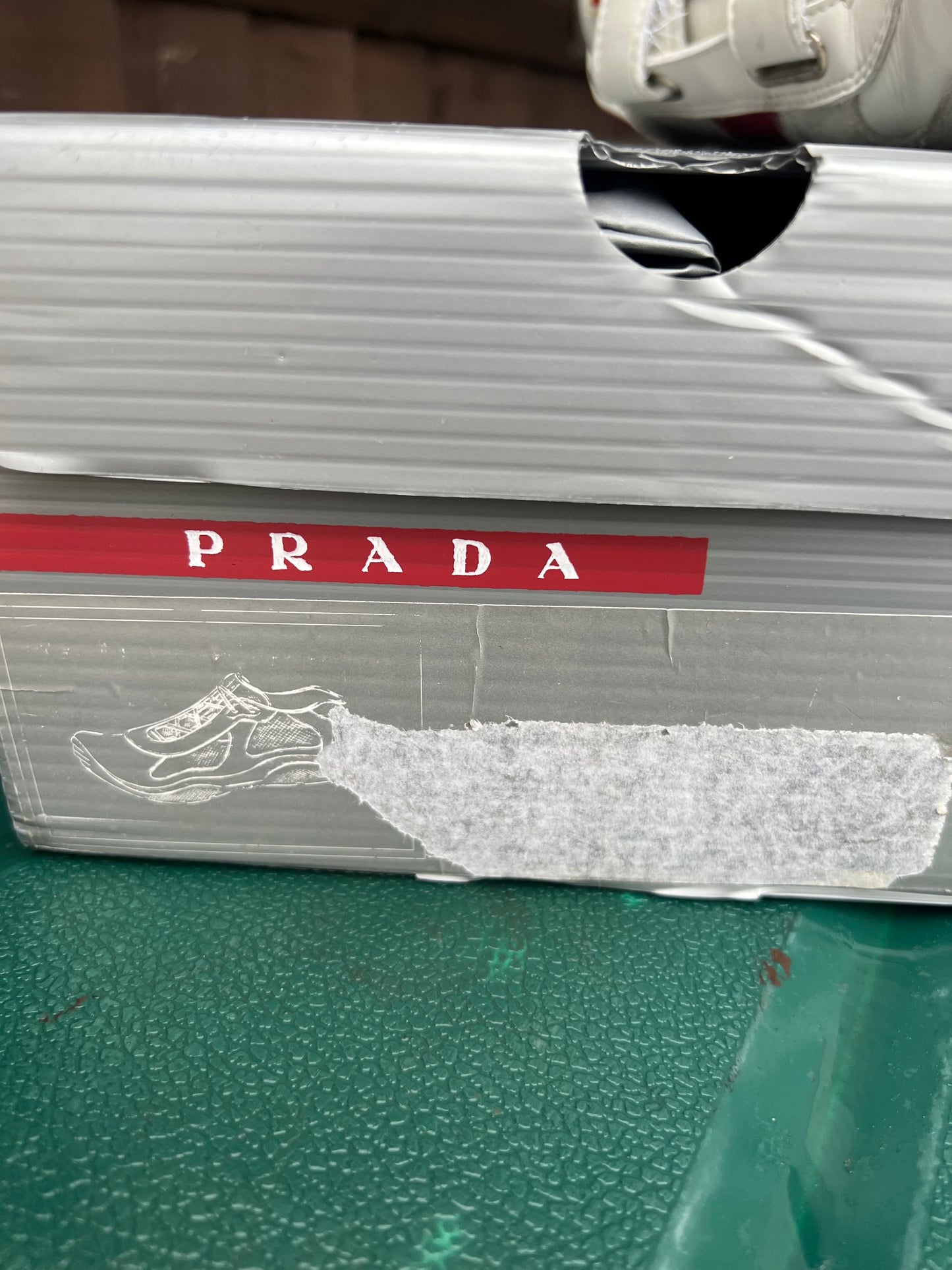 Prada Calzature Velcro Trainers