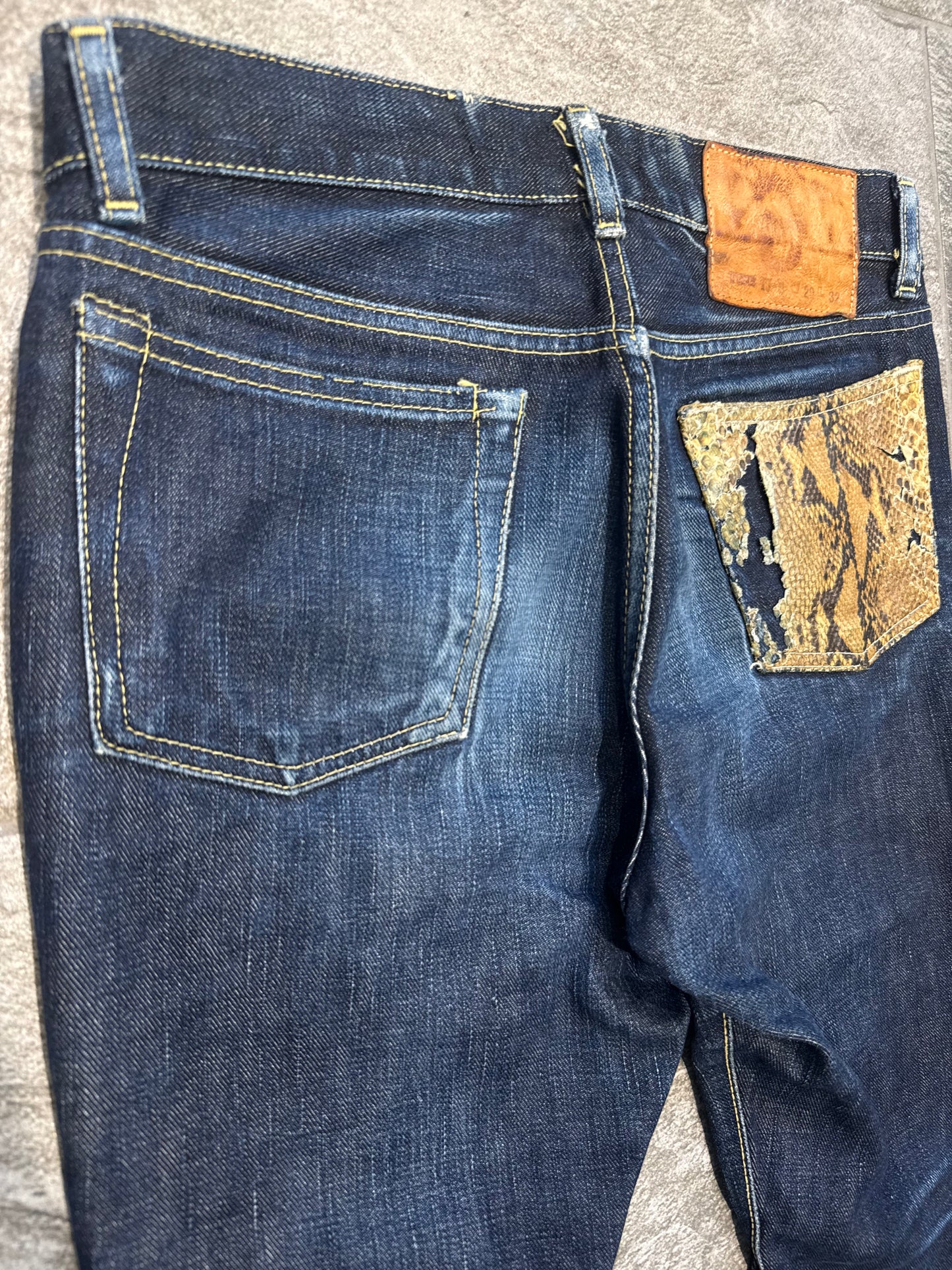 000’s Tokyo Snakeskin Jeans (29”)