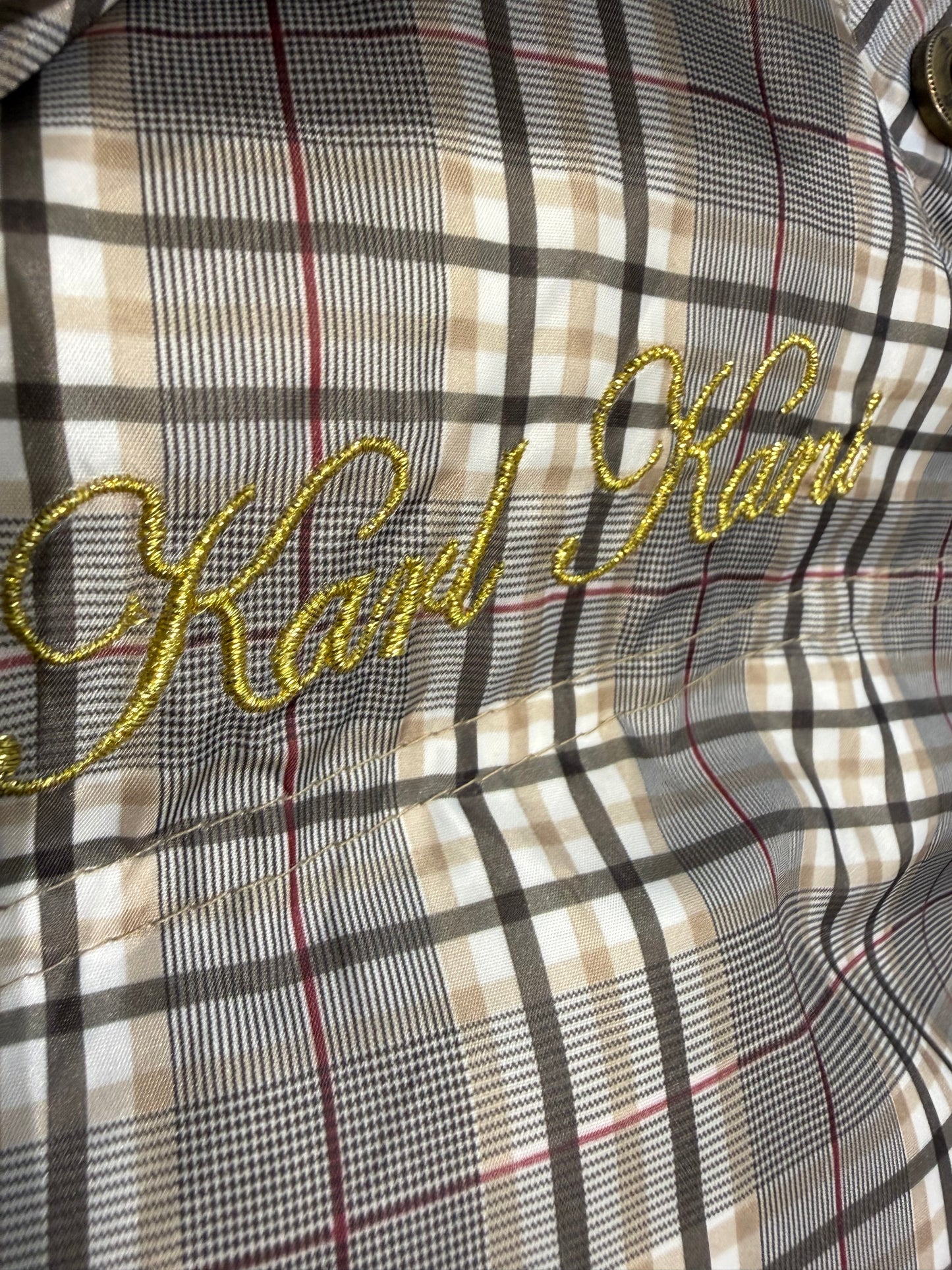 000’s Karl Kani Plaid Puffer (M)