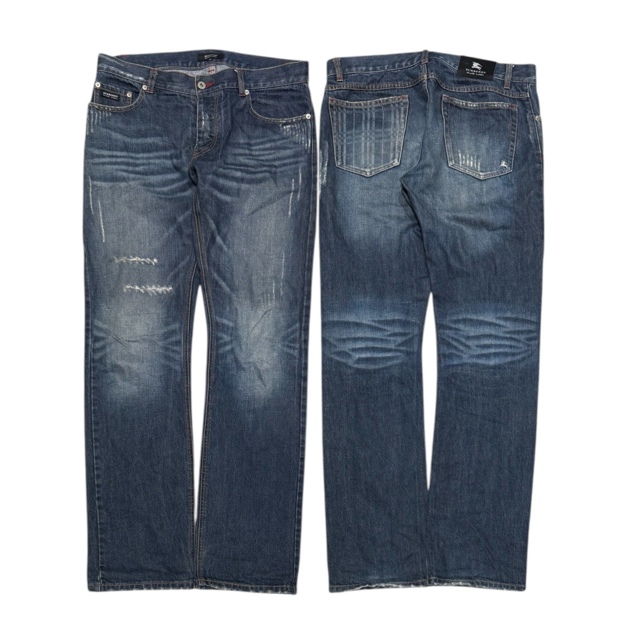 000’s Burberry Grid Jeans (33”)