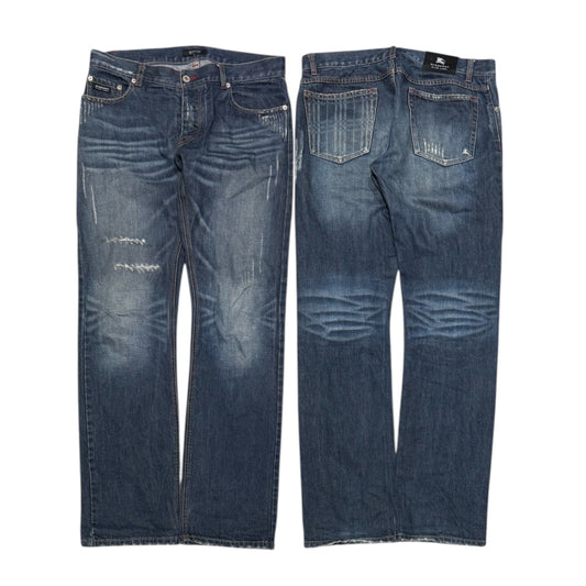 000’s Burberry Grid Jeans (33”)