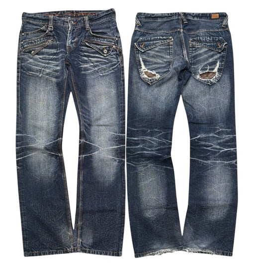 000’s Nicole Snakeskin Jeans (31”)