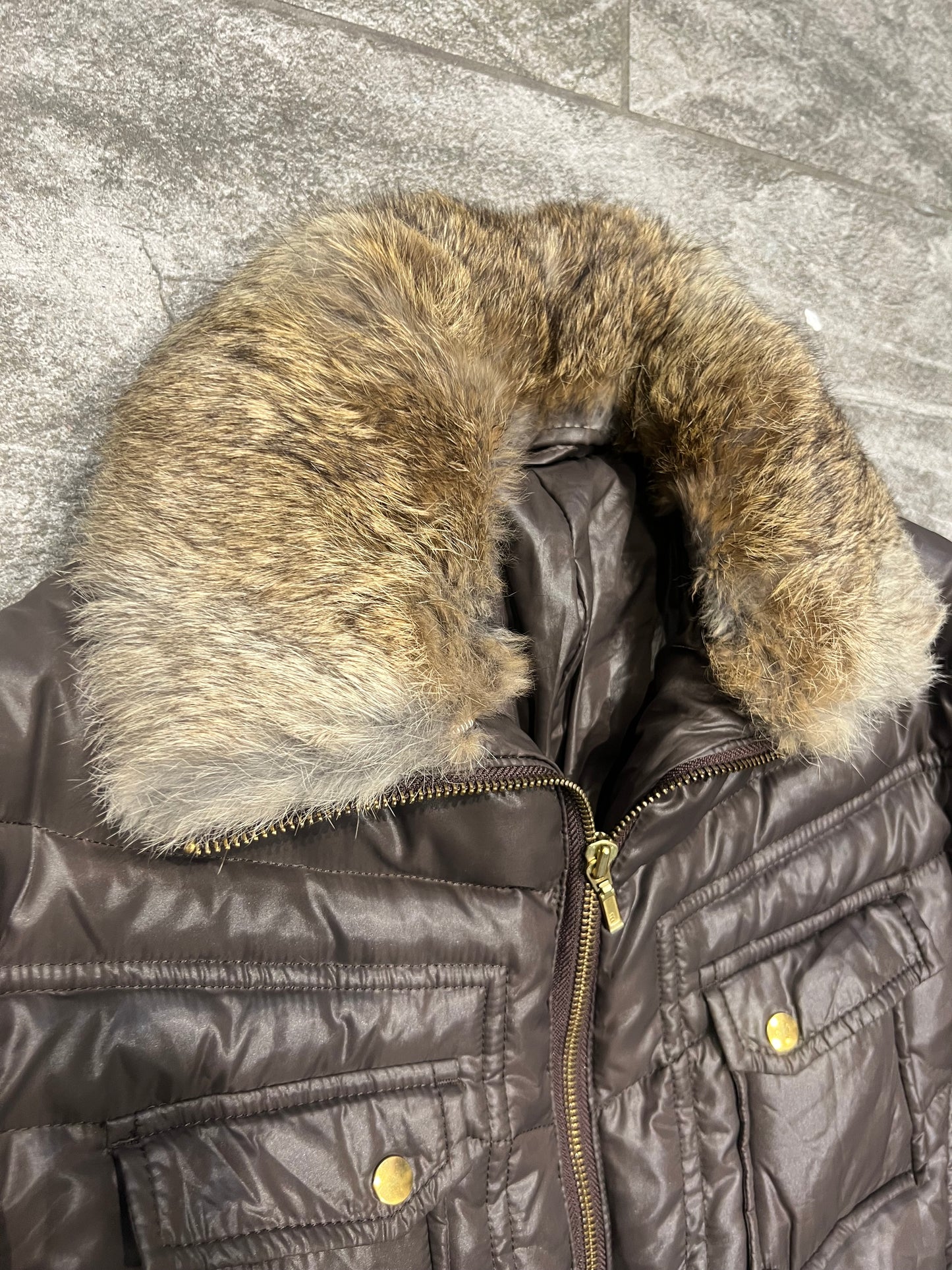 000’s Abahouse Fur Collar Puffer