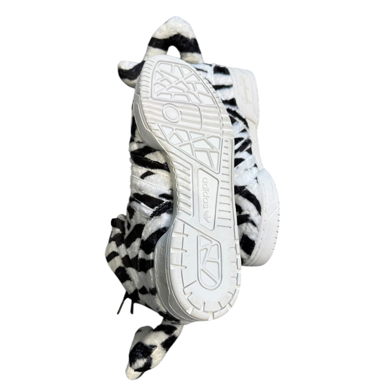 Jeremy Scott x Adidas Zebra High Tops (UK 8 - EU 42)