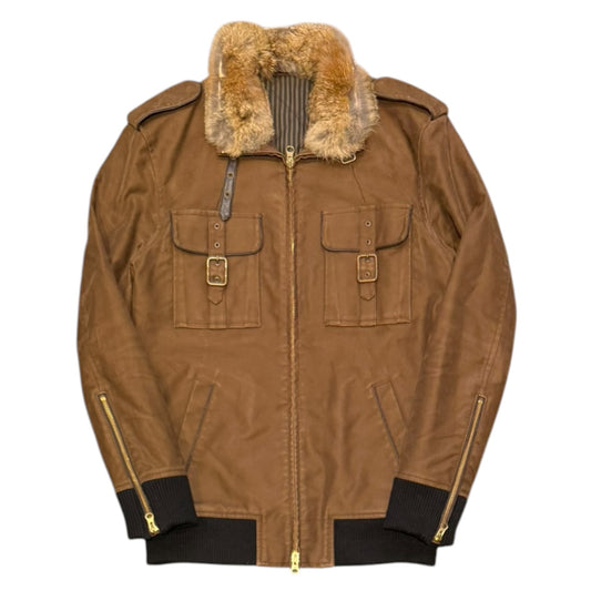 000’s Abahouse Fur Collar Jacket (S)