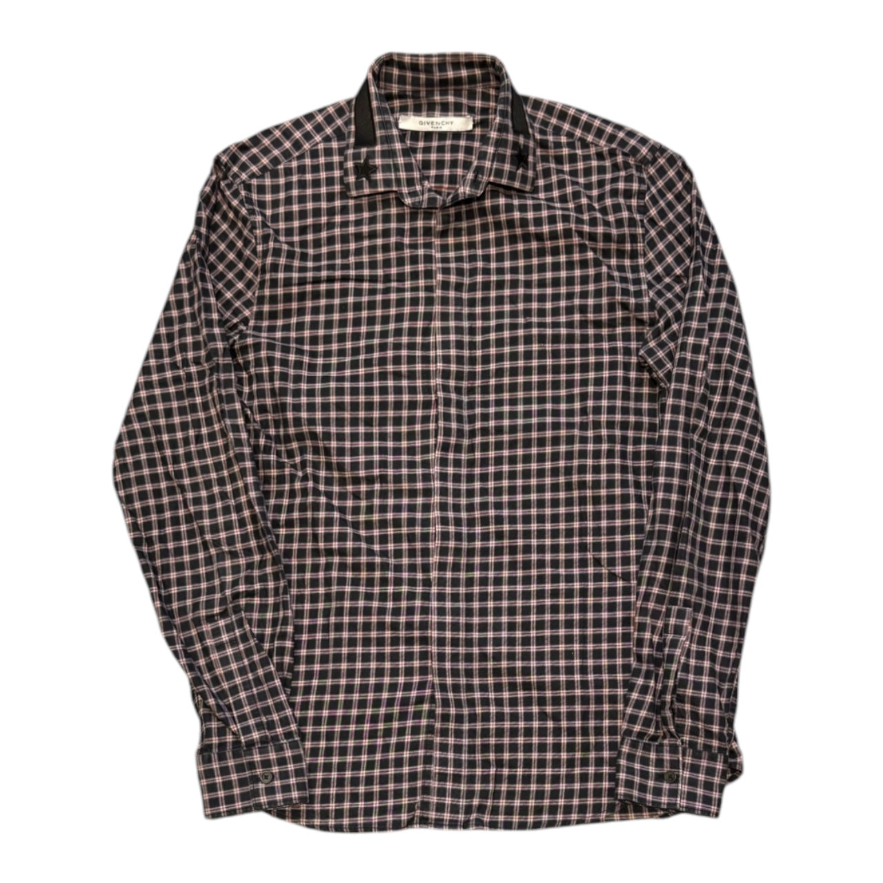 Givenchy Stars Plaid Flannel (S)