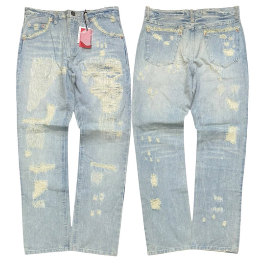 000’s Exhibitionist Heavy Sashiko Repair Jeans (32”)