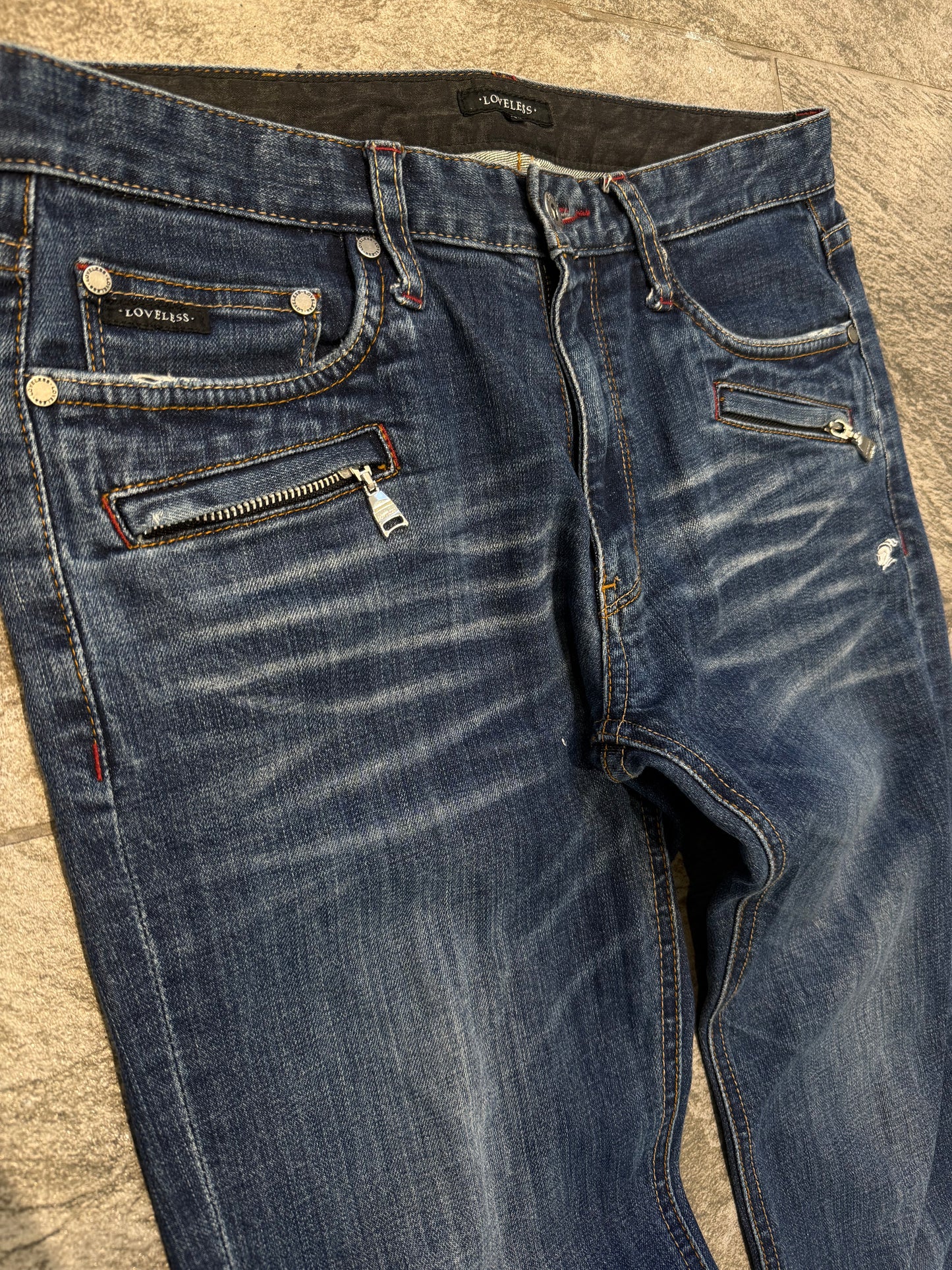 000’s Loveless Skull Jeans (30”)
