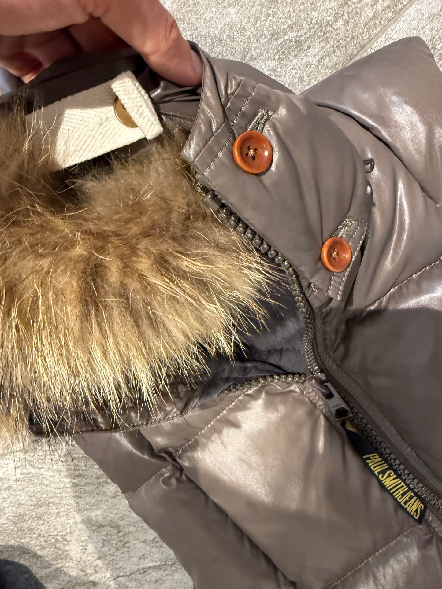 000’s Paul Smith Fur Hood Gilet (M)