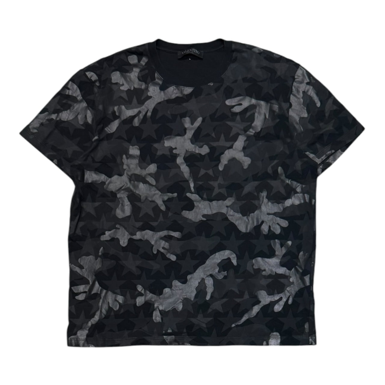 Valentino Garavani Studded Camo Stars Tee (L)