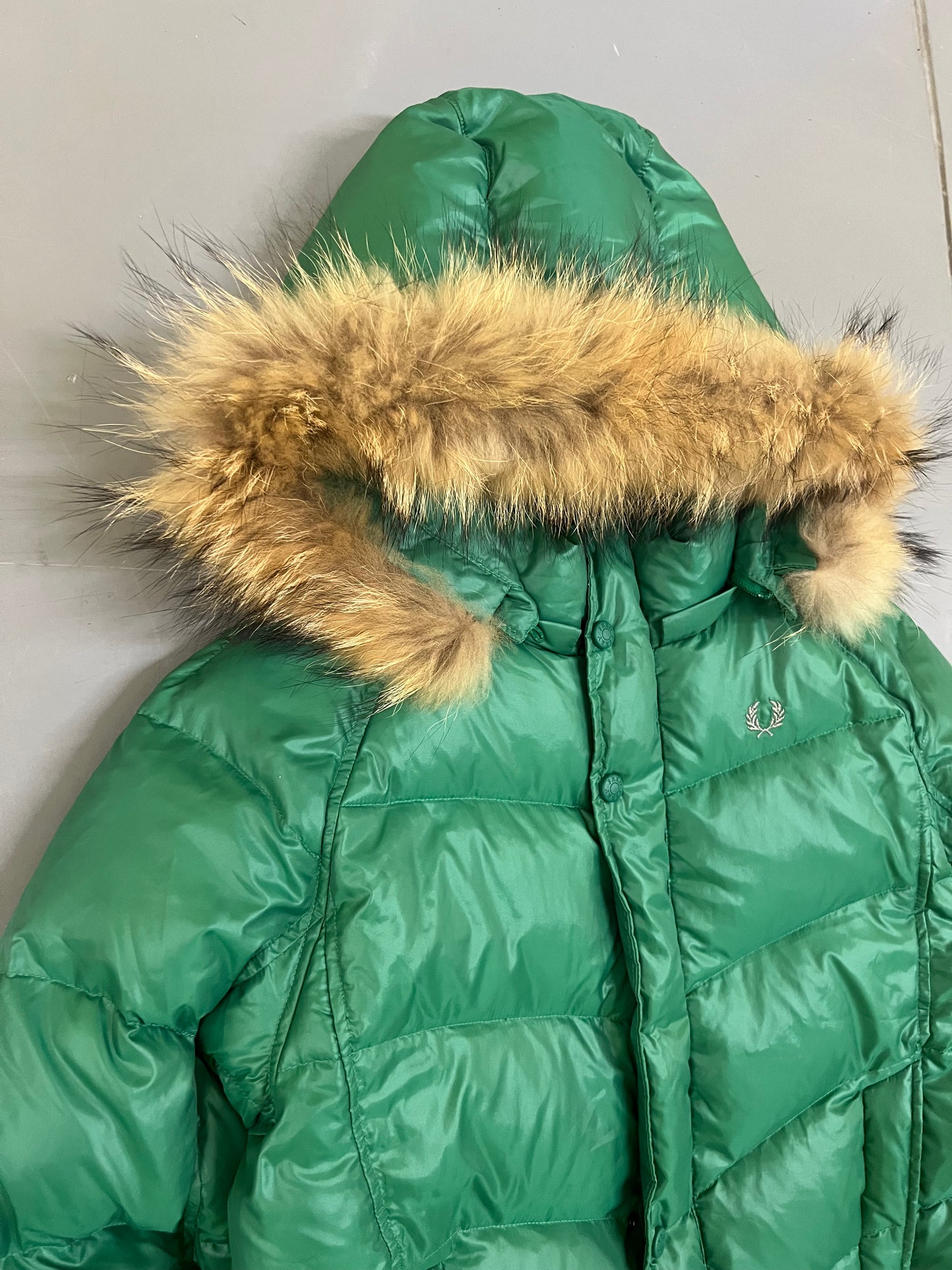 000’s Fred Perry Fur Puffer