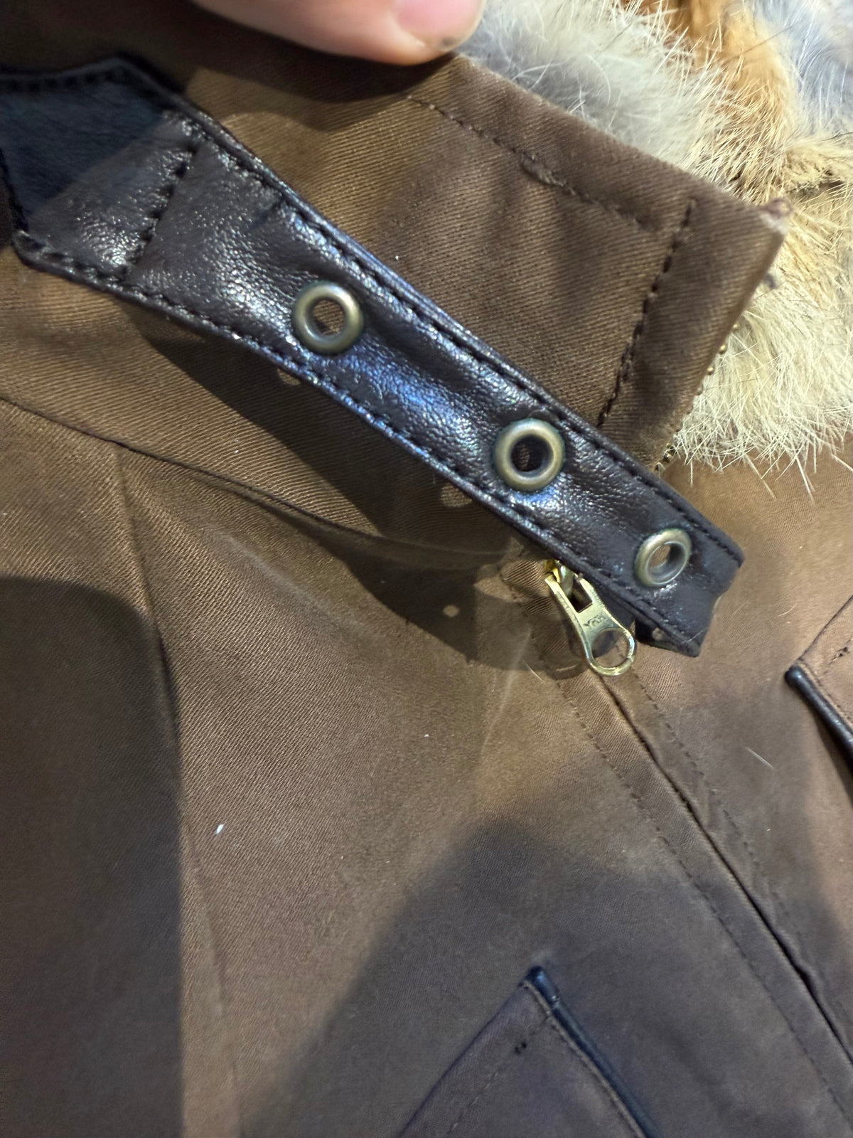 000’s Abahouse Fur Collar Jacket (S)