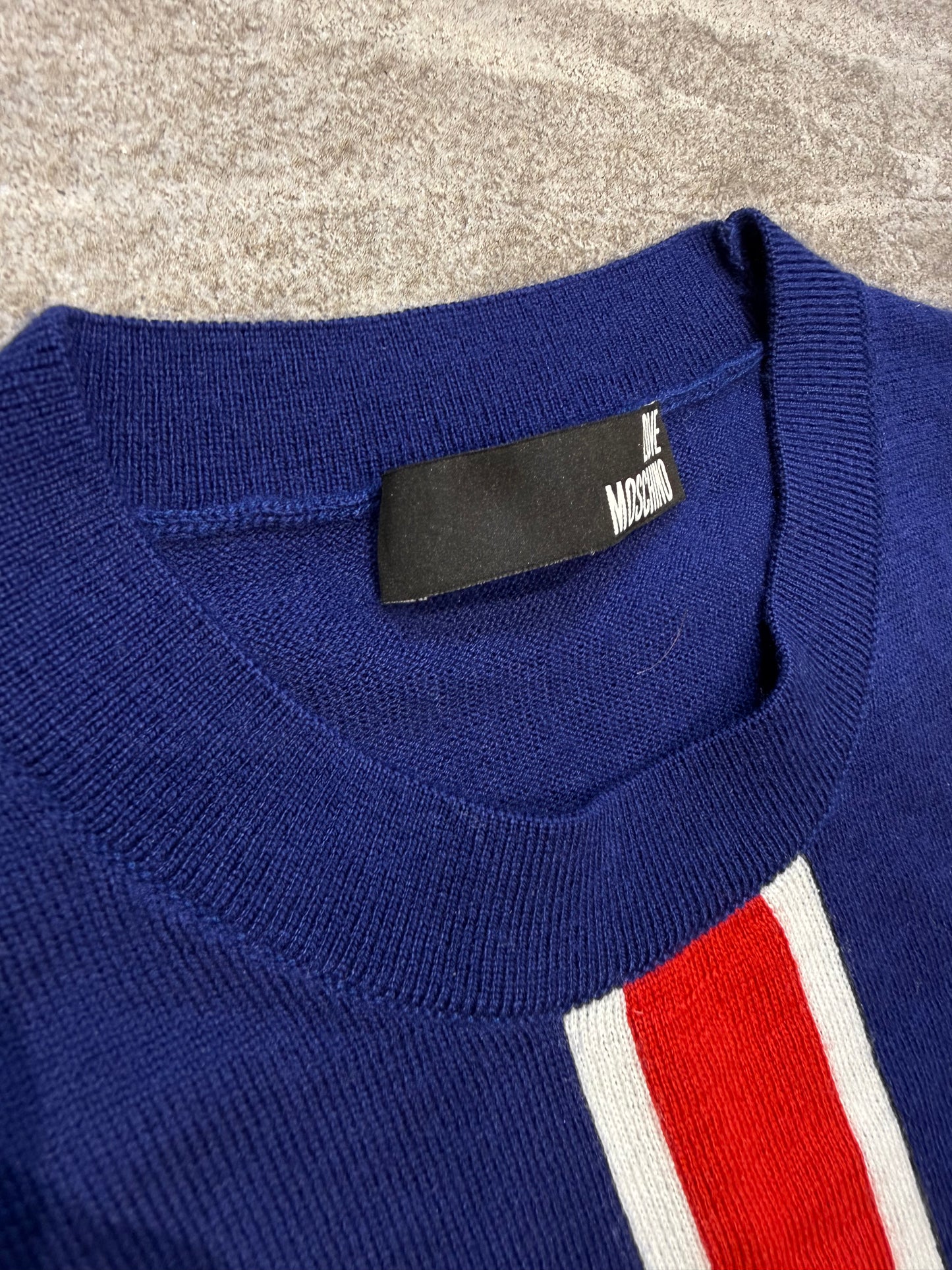 Moschino Union Jack Bow Jumper (S)