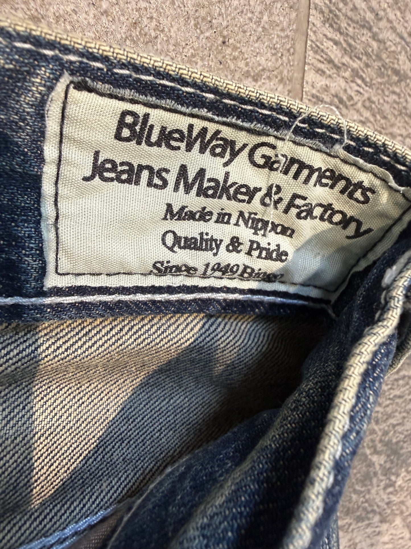 000’s Blueway Whiskered Jeans (30”)