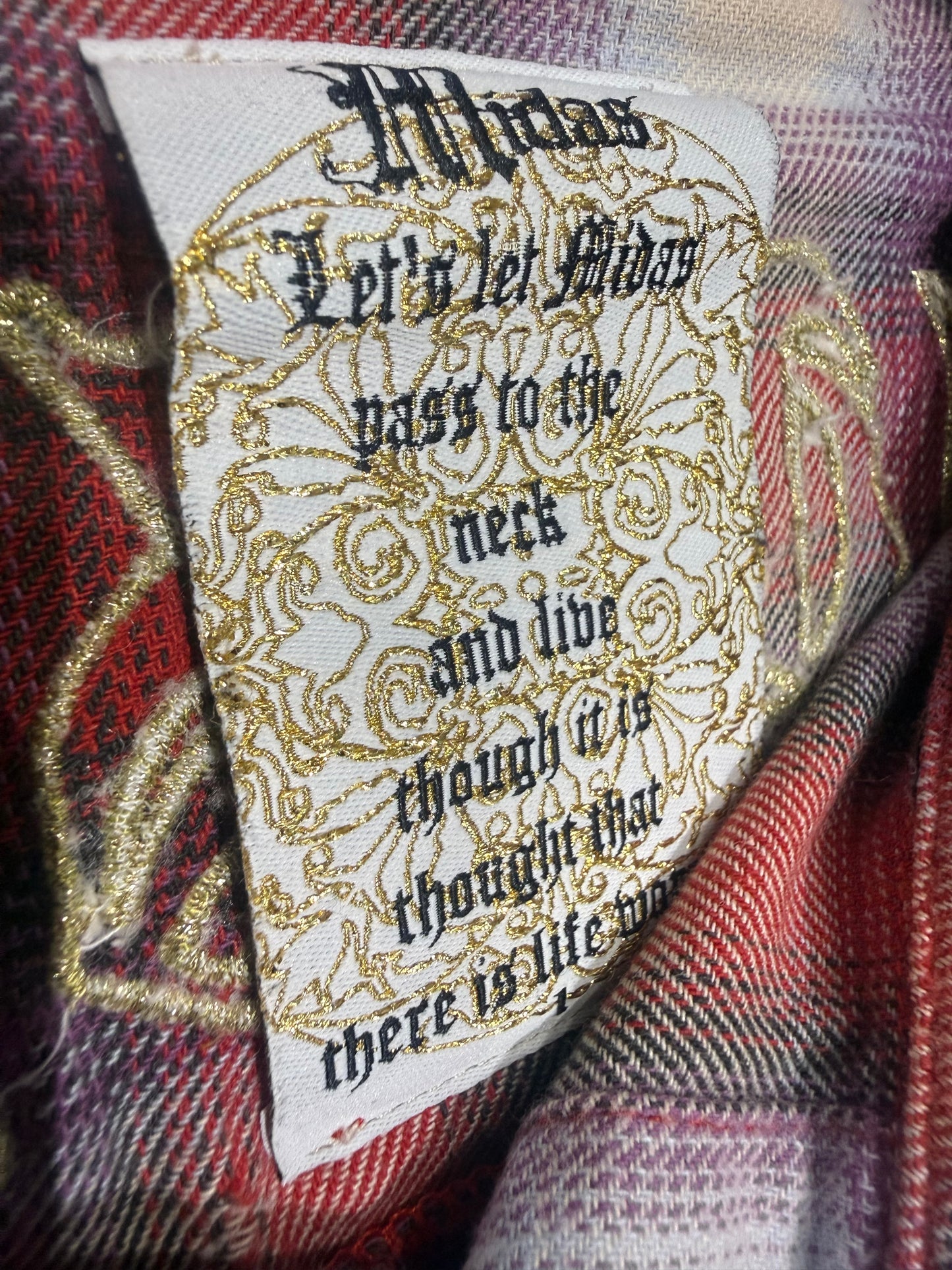 000’s Midas Plaid Flannel (XS)