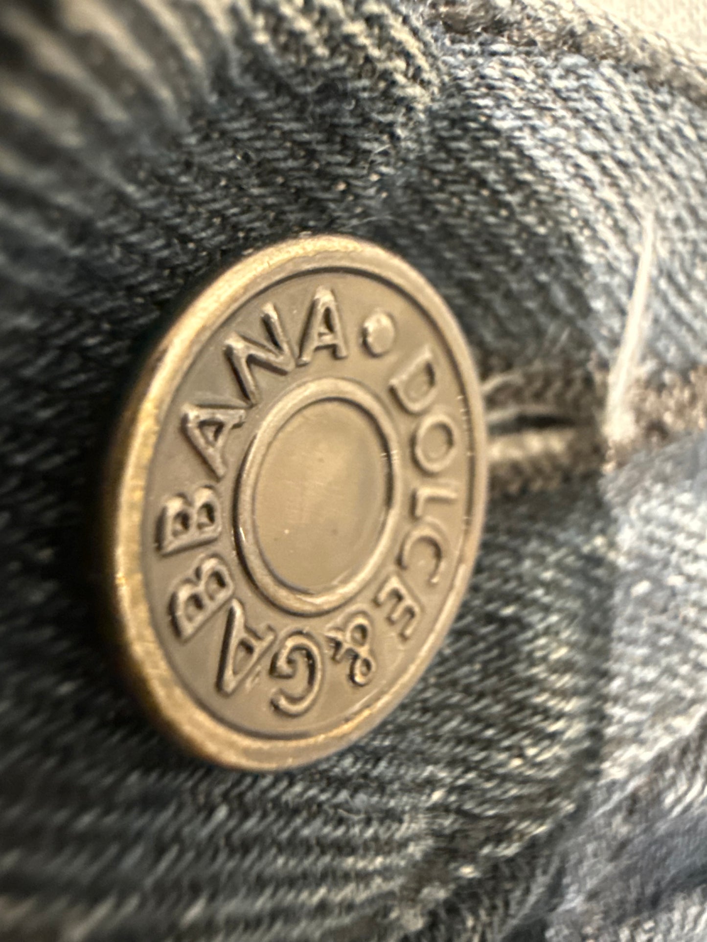 000’s Dolce & Gabbana Plaque Jeans (34”)