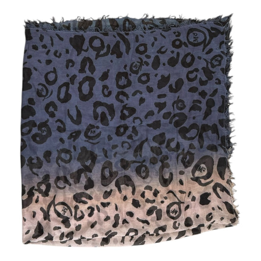 000’s Alexander McQueen Leopard Print Silk Scarf