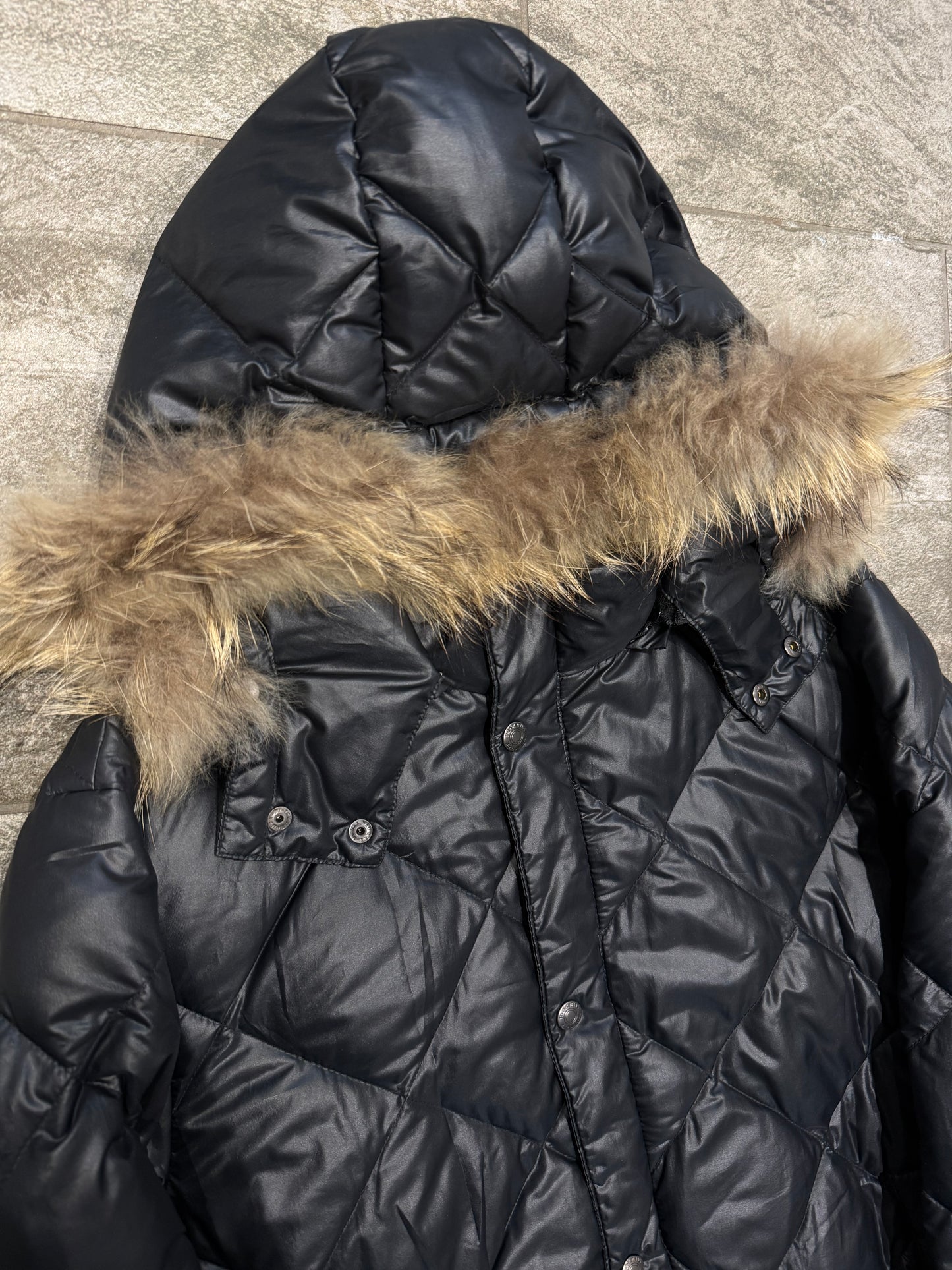 000’s Think Pink Fur Puffer (L)
