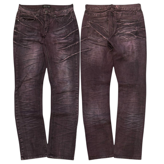 000’s Attractive Forest Faded Jeans (30”)