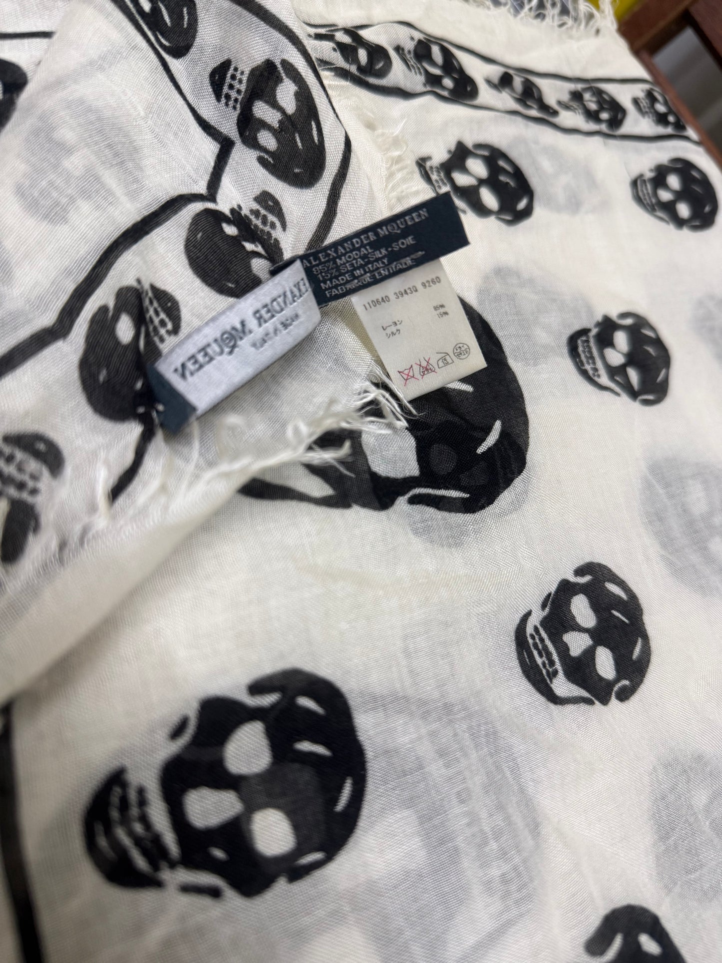 2010’s Alexander McQueen Skull Silk Scarf