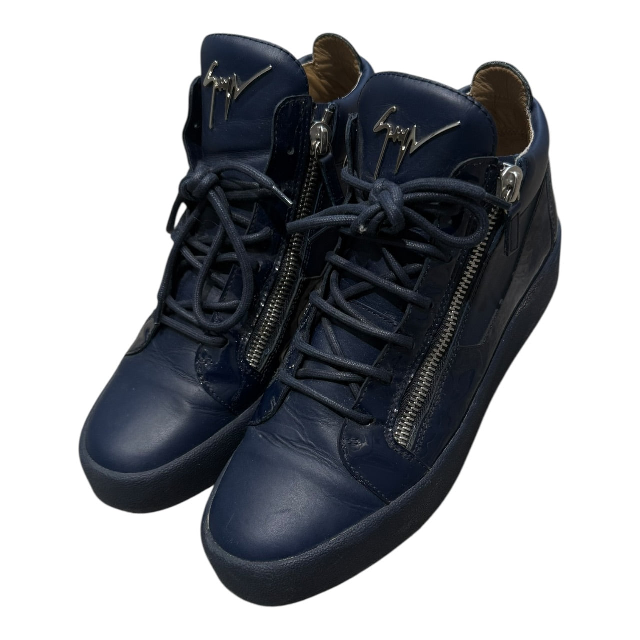 Giuseppe Patent Leather High Tops (EU 44 - UK 10)