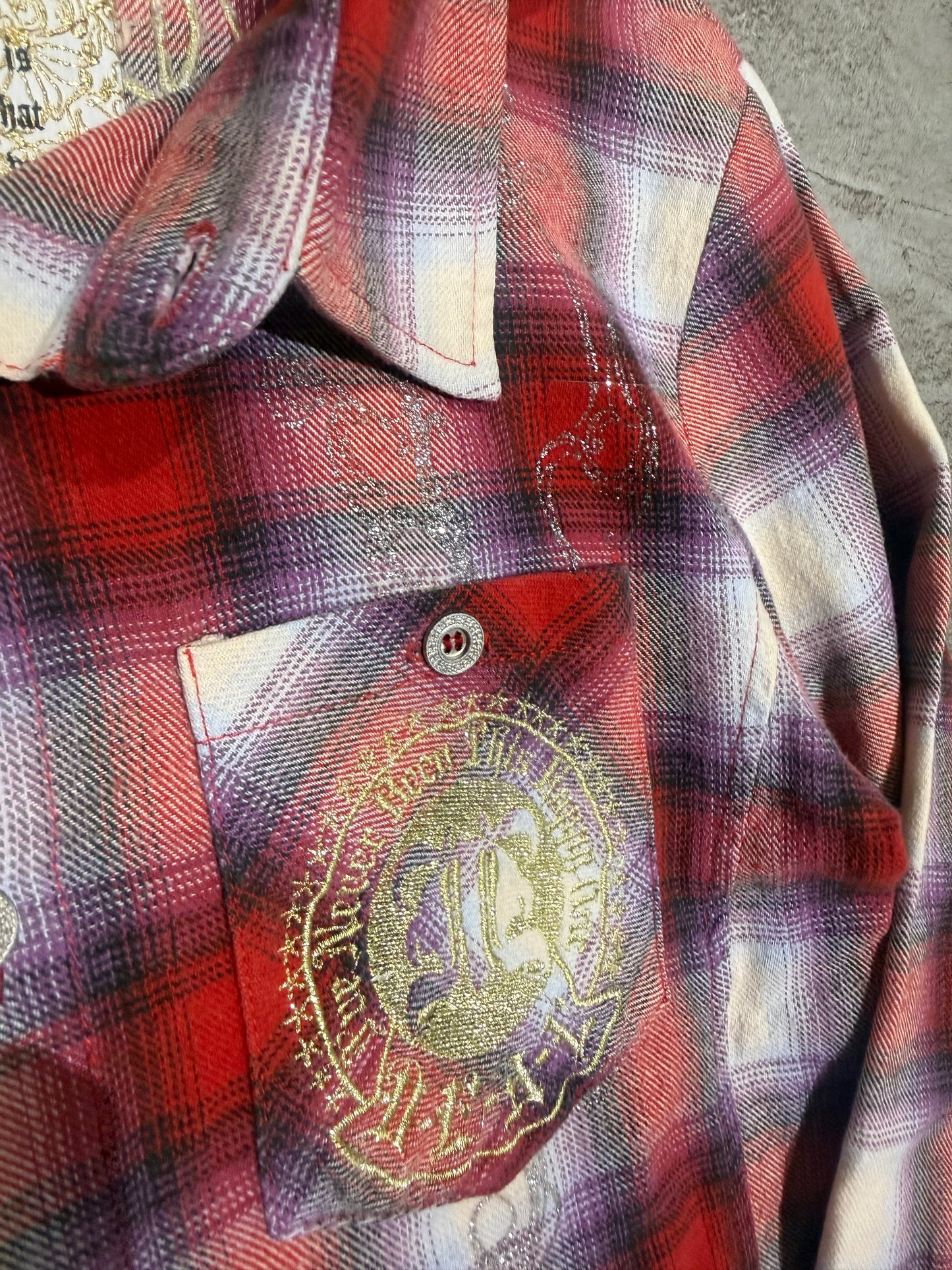 000’s Midas Plaid Flannel (XS)