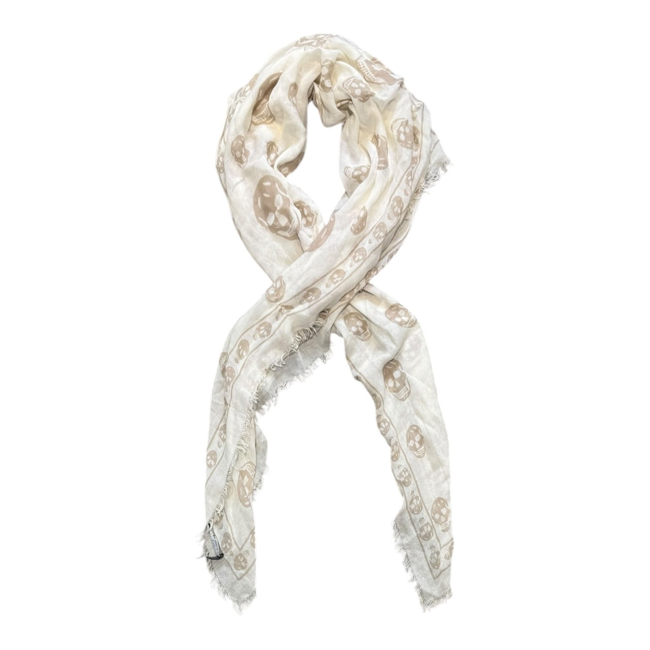 000’s Alexander McQueen Skull Scarf
