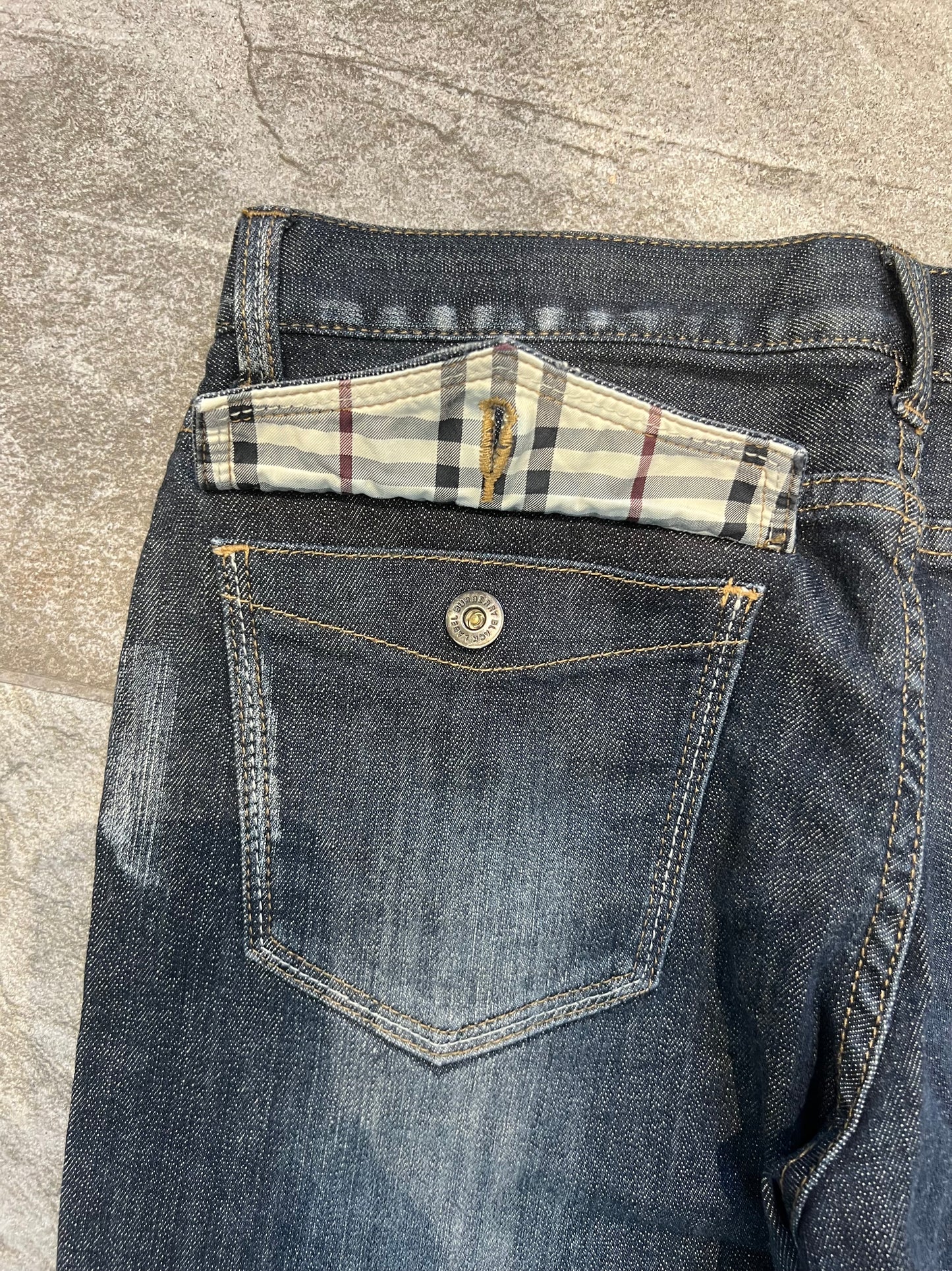 000s Burberry Black Label Denim Jeans