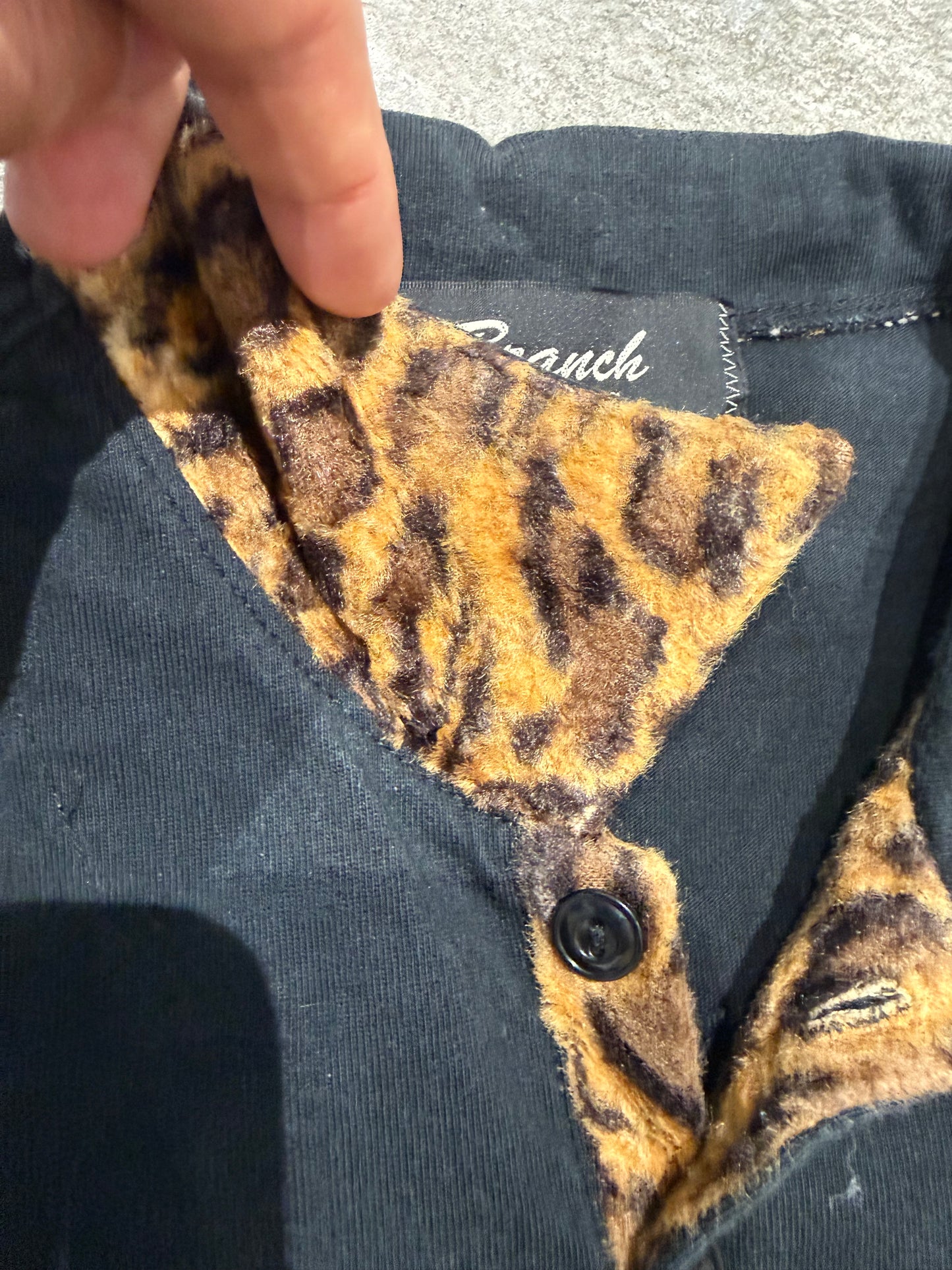 000’s Branch Leopard Polo (M)