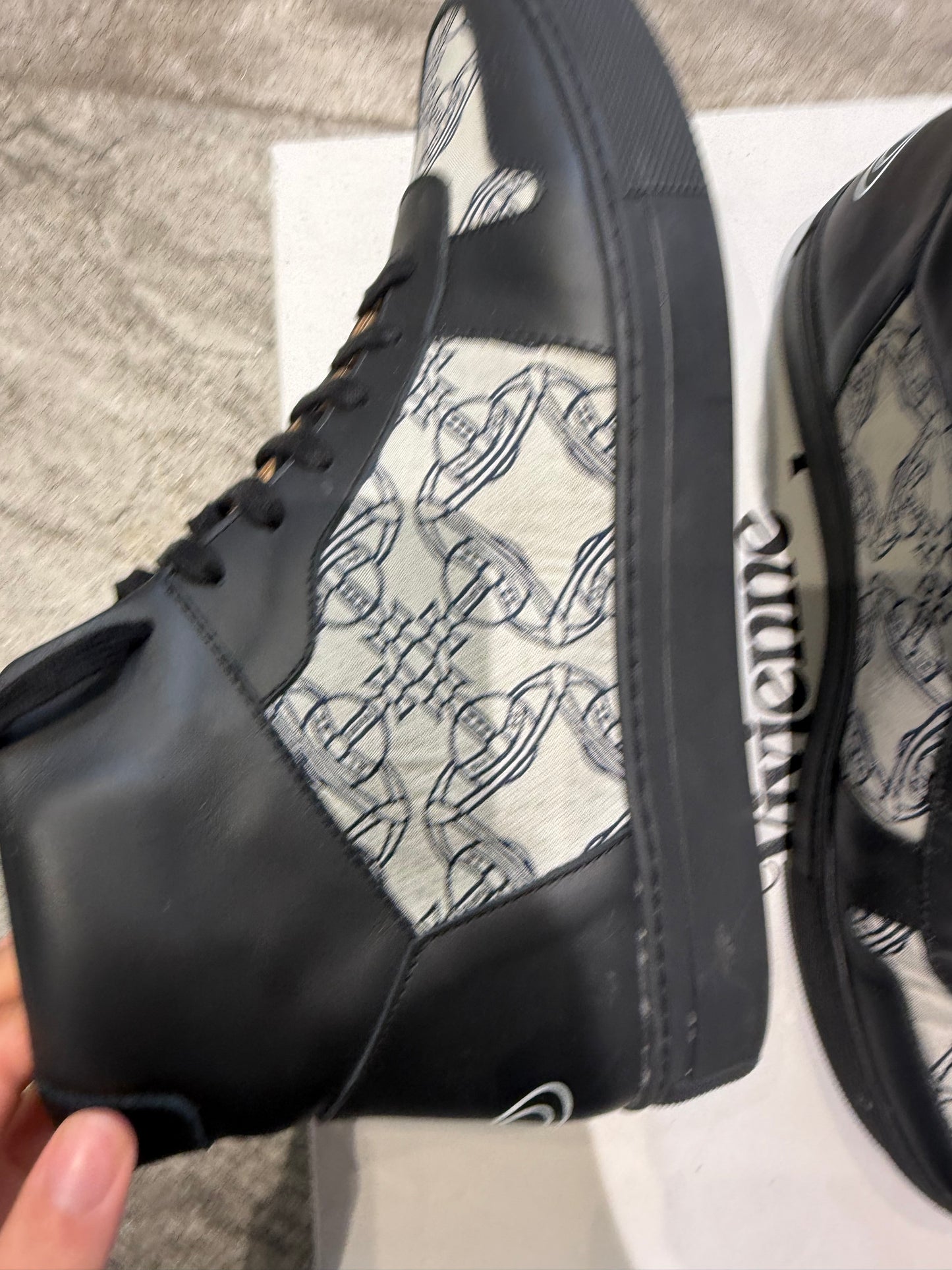 Vivienne Westwood Gradient Orb Print High Tops (EU 42 - UK 8)