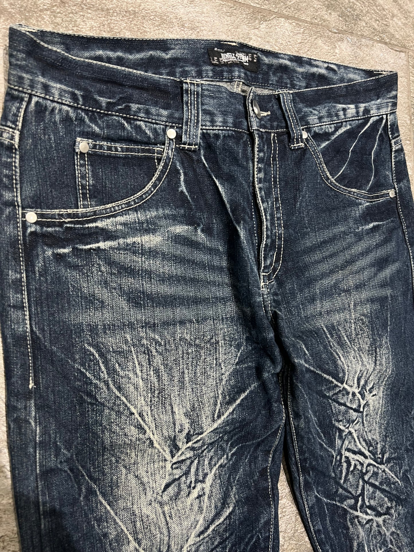 000’s Jungle Storm Double Pocket Jeans (34”)