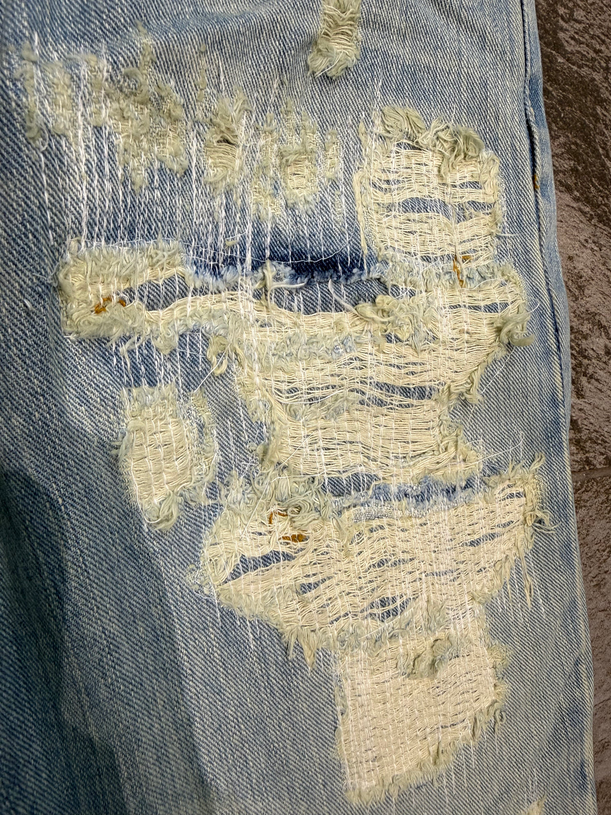 000’s Exhibitionist Heavy Sashiko Repair Jeans (30”)