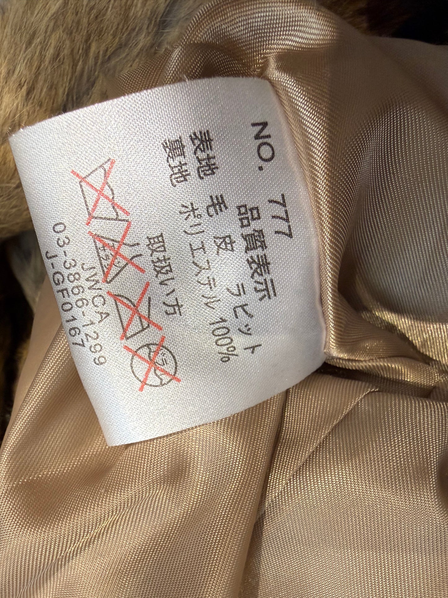 Vintage Rabbit Fur Jacket (S-M)
