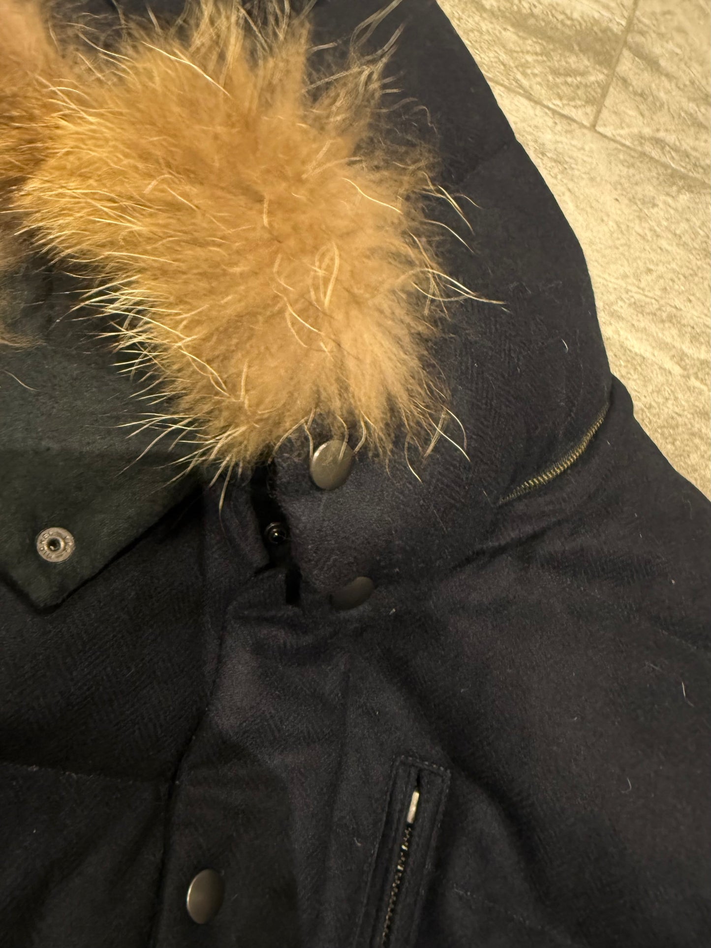 000’s Ships Fur Hood Puffer (M)