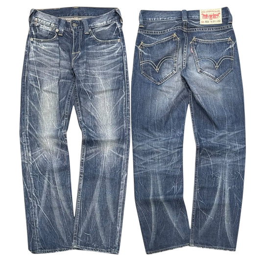 000’s Levi’s 502 Ghost Wash Jeans (30”)