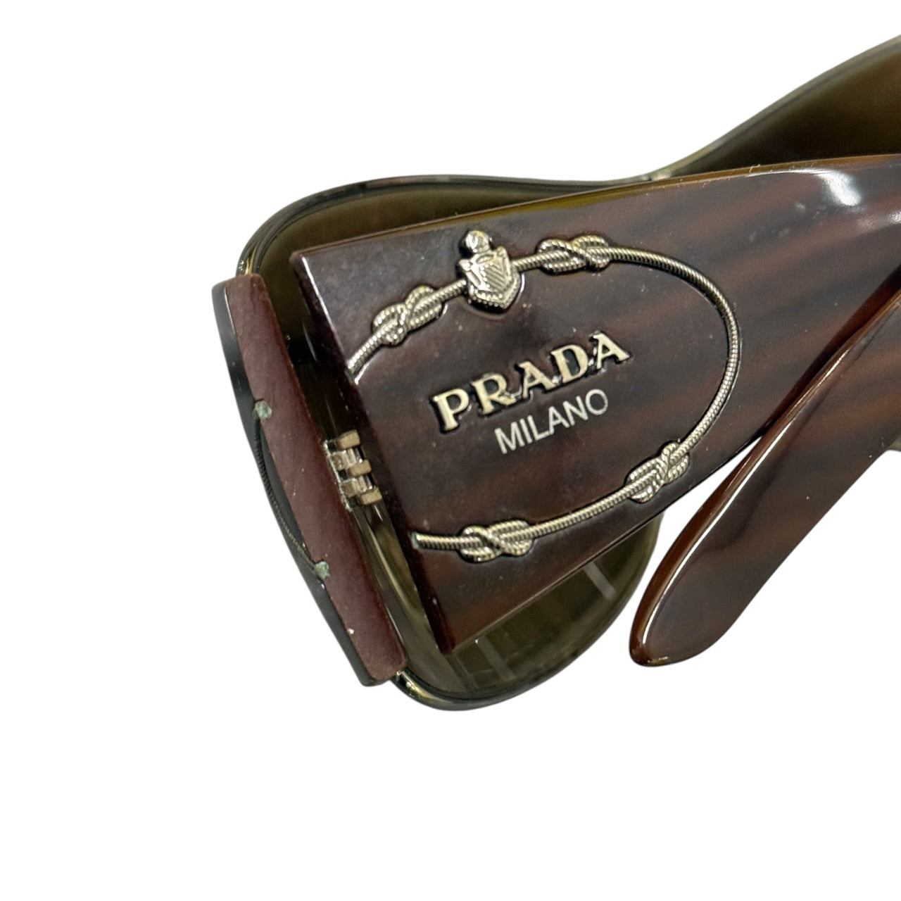 000’s Prada Wrap Around Oversized Sunglasses