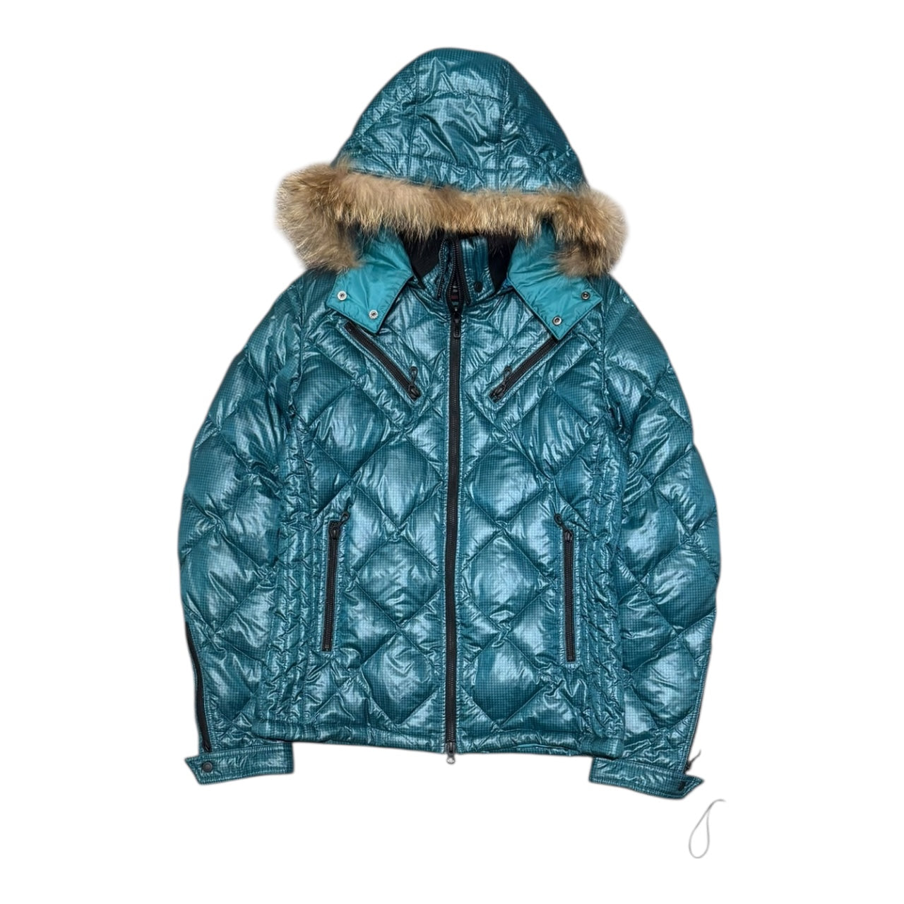 000’s Nicole Balaclava Fur Hood Puffer (S)