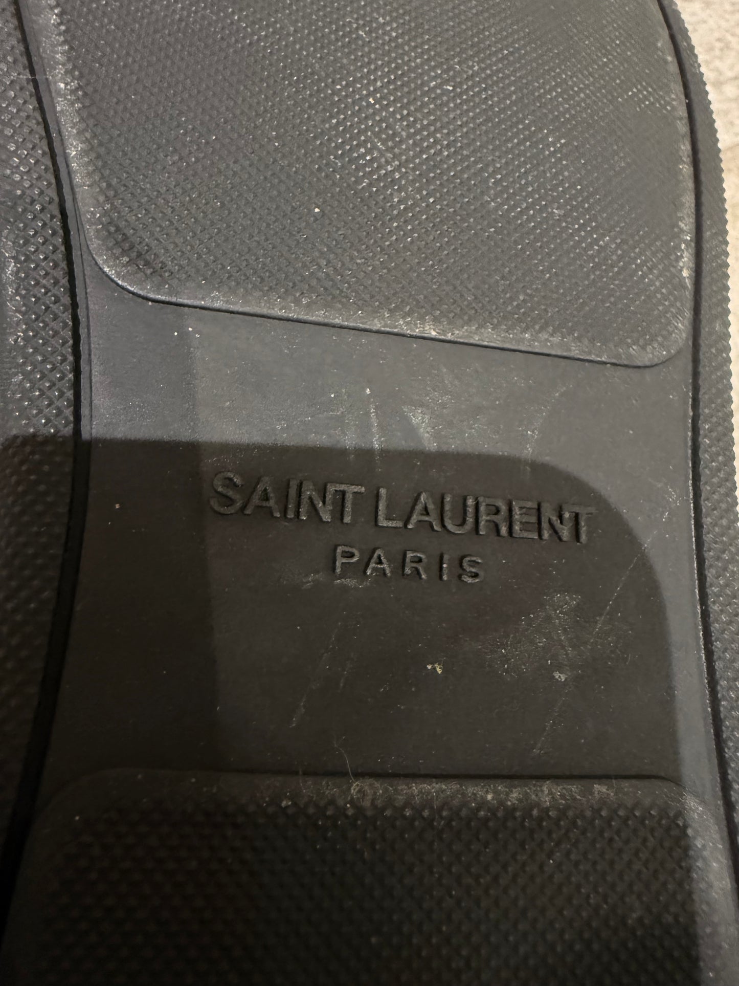 SL/10H Saint Laurent croc embossed High Tops (EU 44 - UK 10)