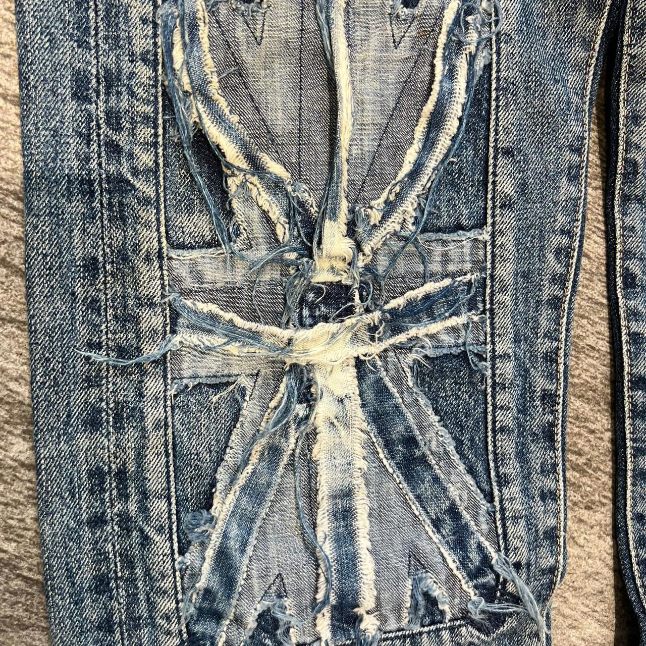 000s Red Ear Union Jack Jeans