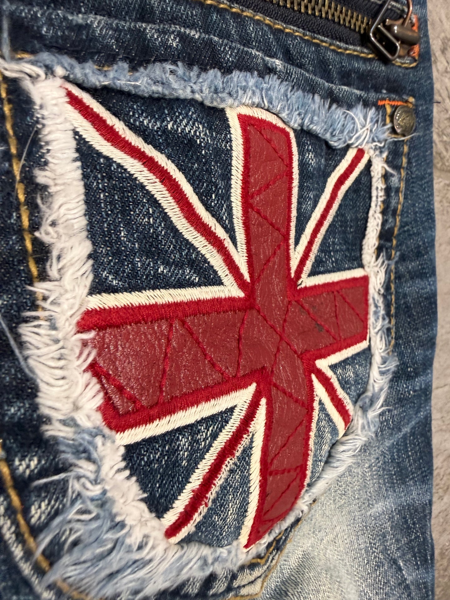 000’s Union Jack Lolita Jeans (29”)