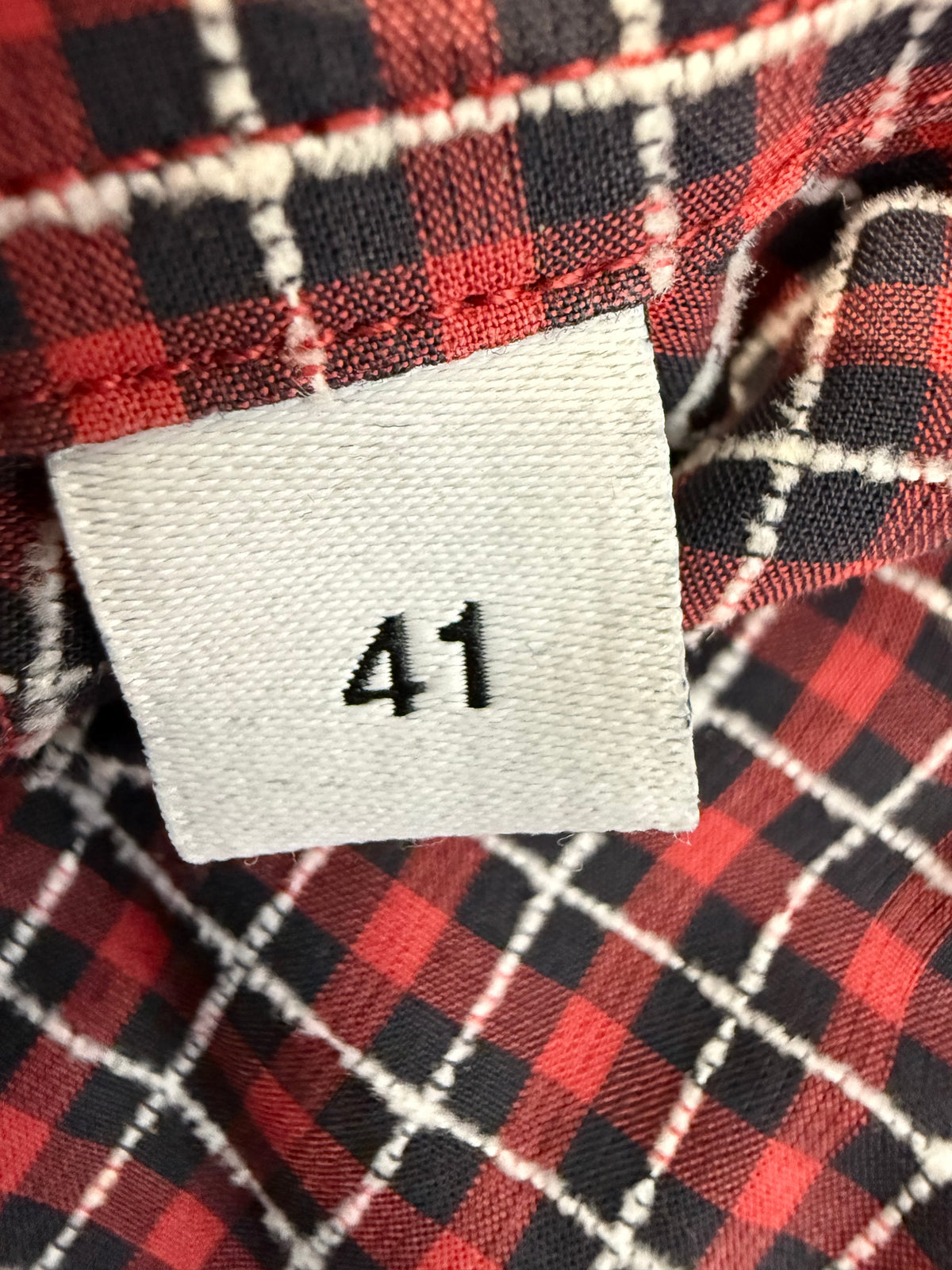 FW2016 Givenchy Plaid Distressed Stars Flannel (M)