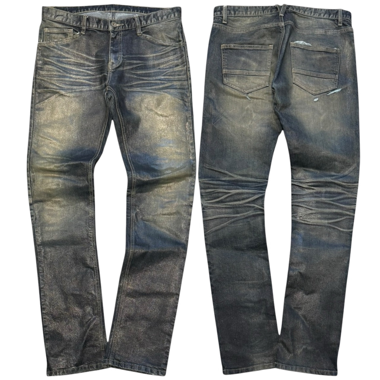 000’s Waxed Michael Klein Homme Jeans (32”)